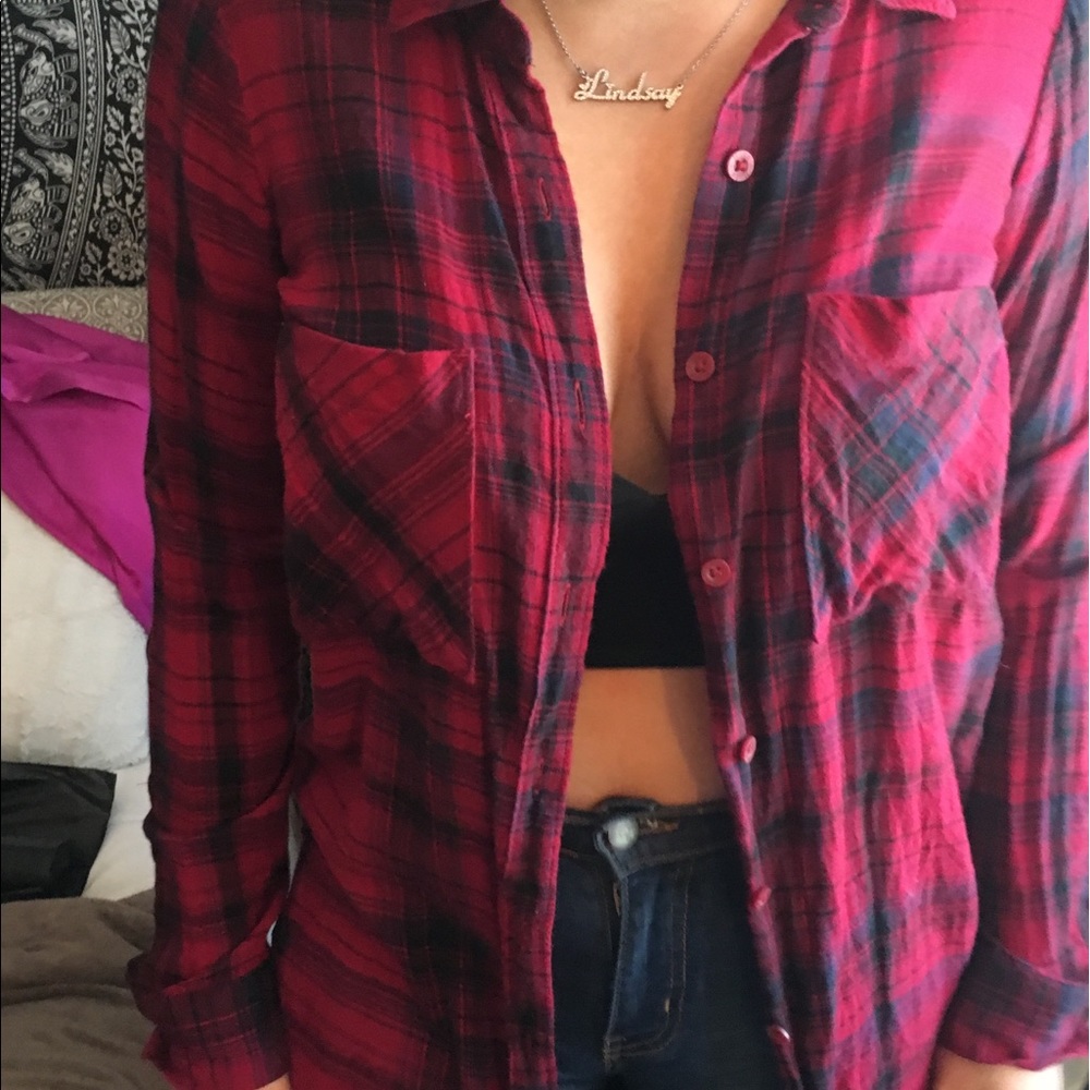 black and red flannel!